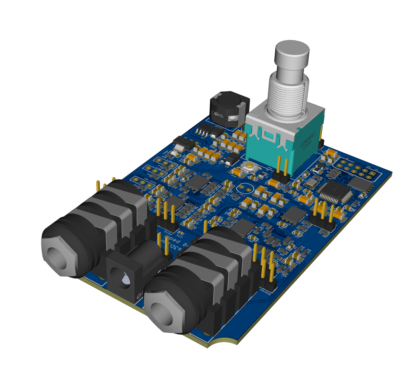 ADAU1701 DSP Guitar Pedal Platform