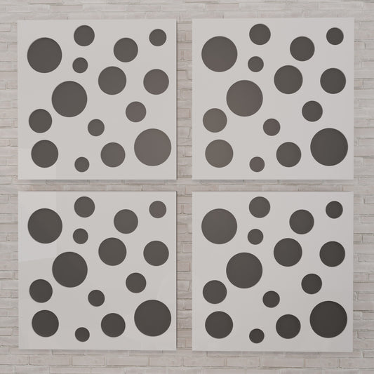 Orba - Acoustic Wall Panels - Set of 4 - Sound diffuser panel