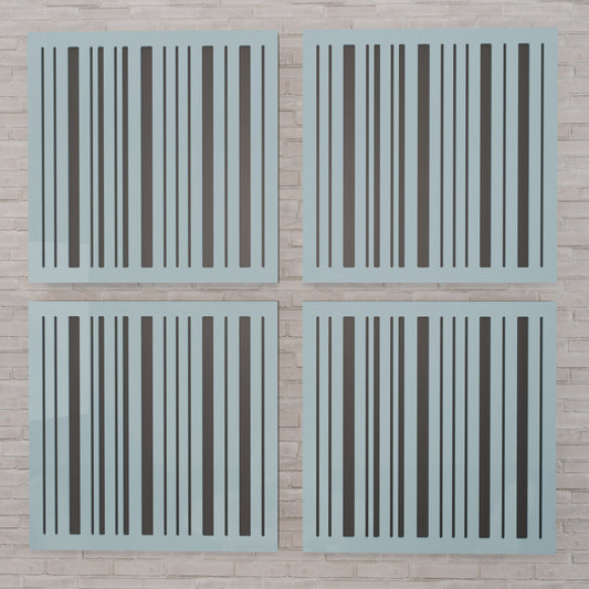 Verto - Acoustic Wall Panels - Set of 4 - Sound diffuser panel