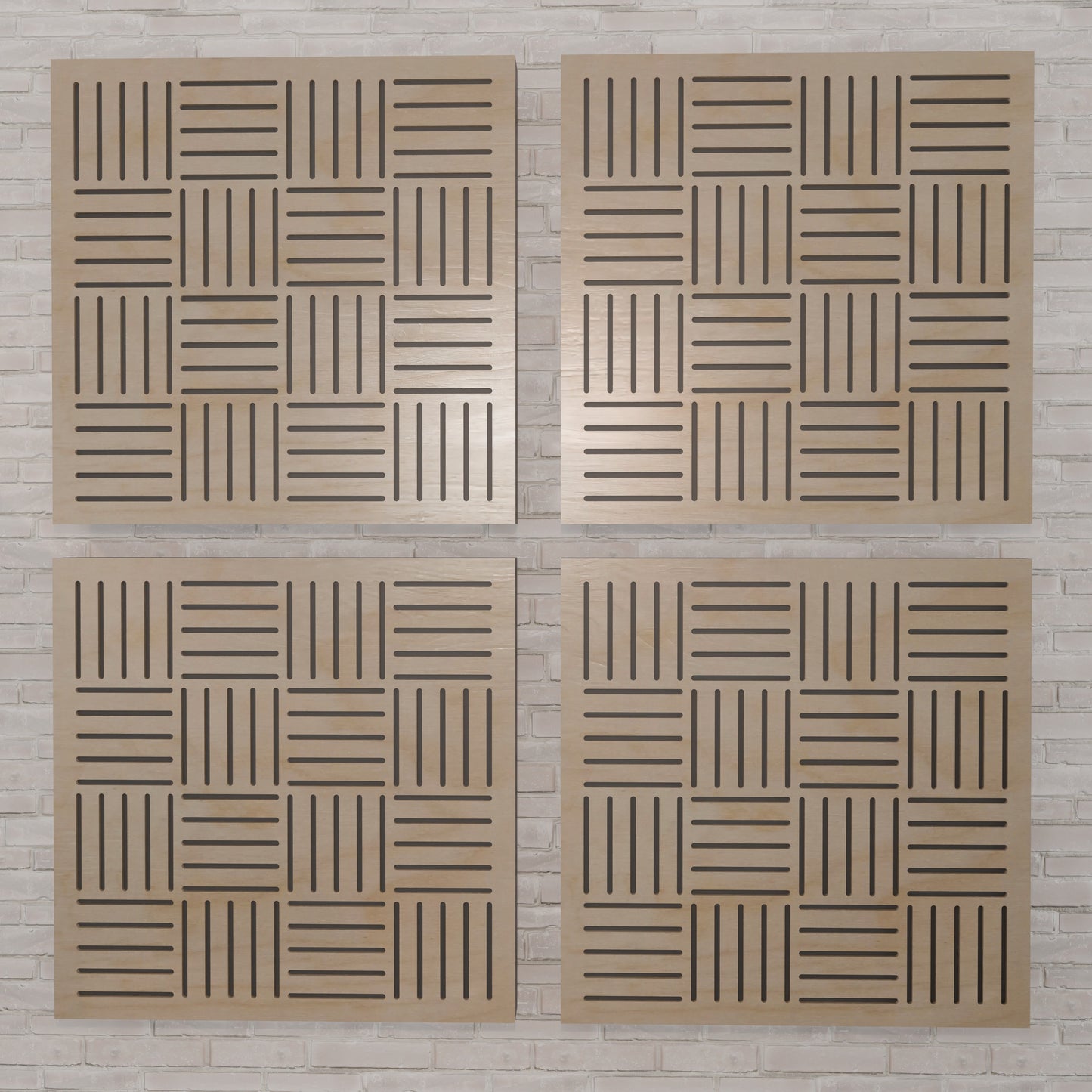 Aragon - Acoustic Wall Panels - Set of 4 - Sound diffuser panel