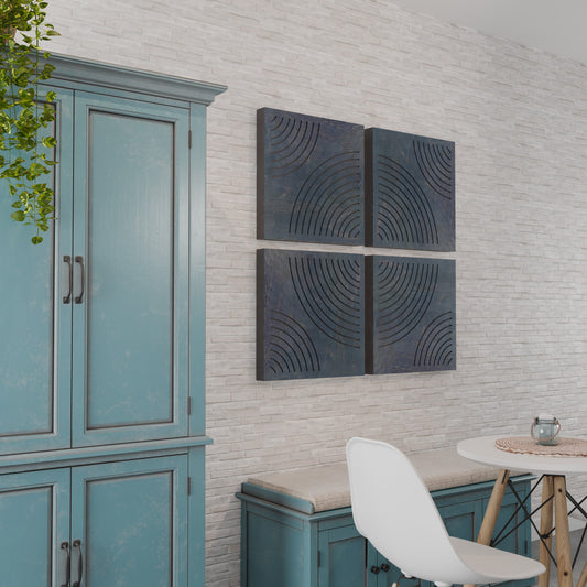 Cirius - Acoustic Wall Panels - Set of 4 - Sound diffuser panel