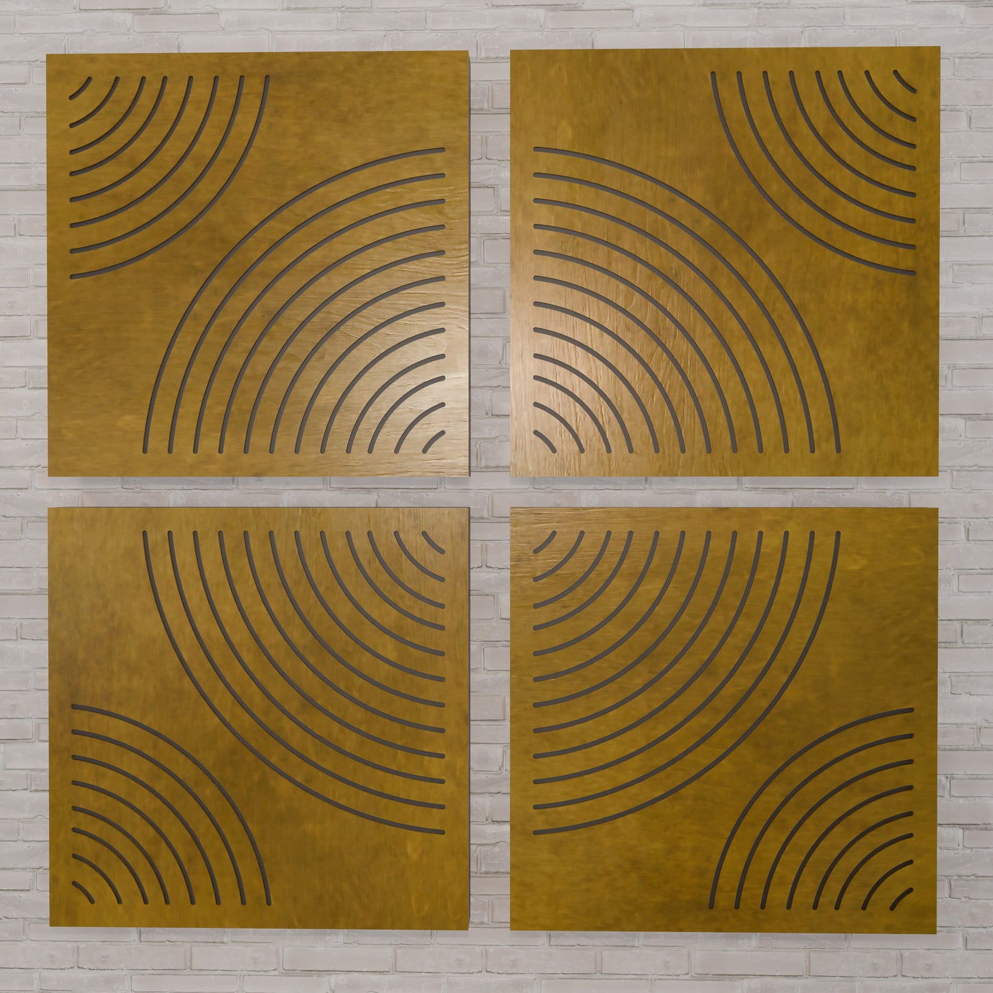 Cirius - Acoustic Wall Panels - Set of 4 - Sound diffuser panel