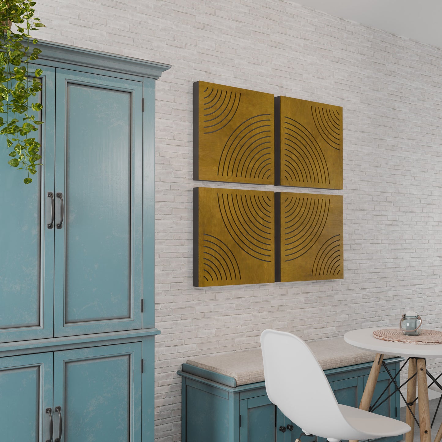 Cirius - Acoustic Wall Panels - Set of 4 - Sound diffuser panel
