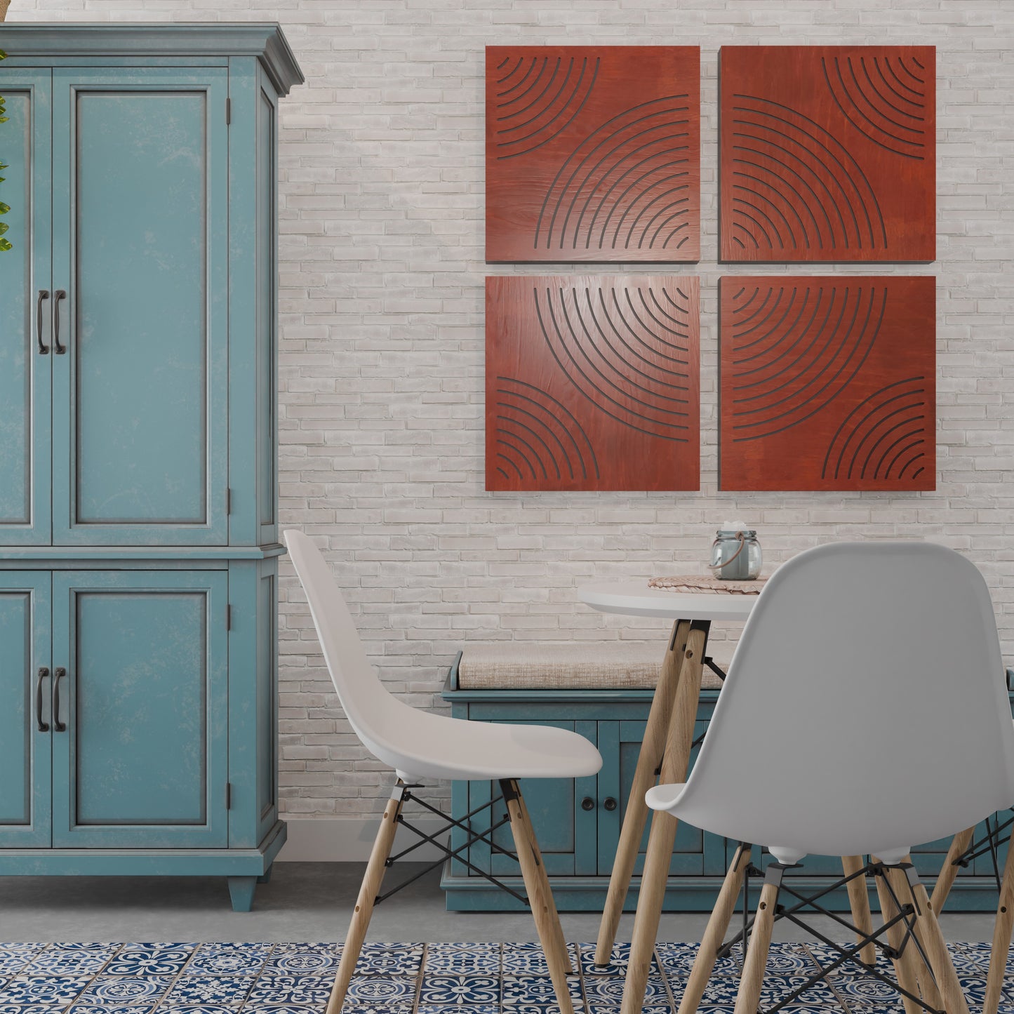 Cirius - Acoustic Wall Panels - Set of 4 - Sound diffuser panel