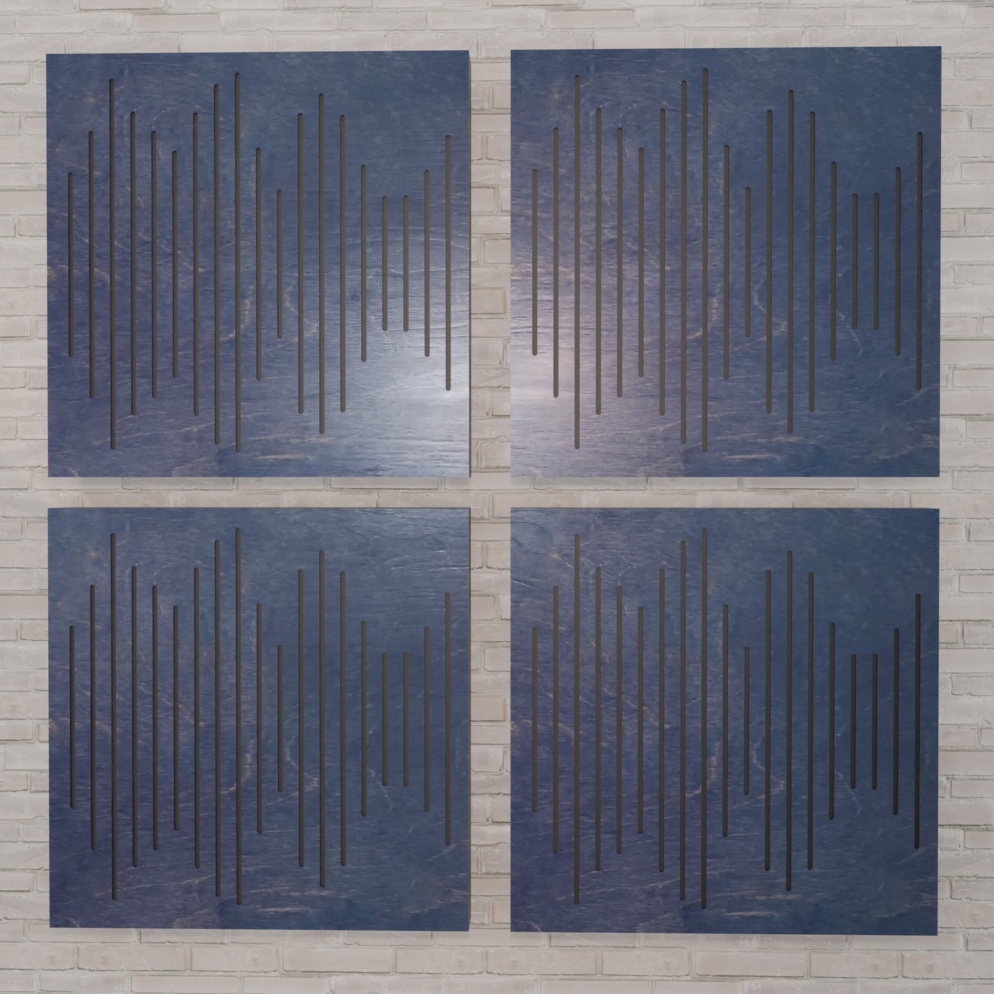 Flow - Acoustic Wall Panels - Set of 4 - Sound diffuser panel