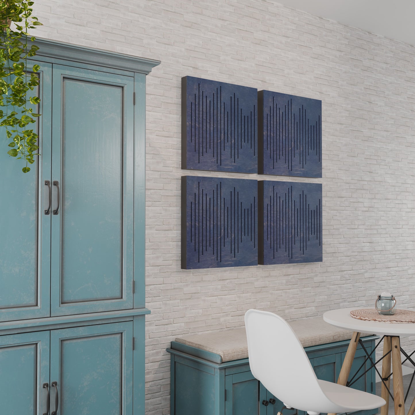 Flow - Acoustic Wall Panels - Set of 4 - Sound diffuser panel