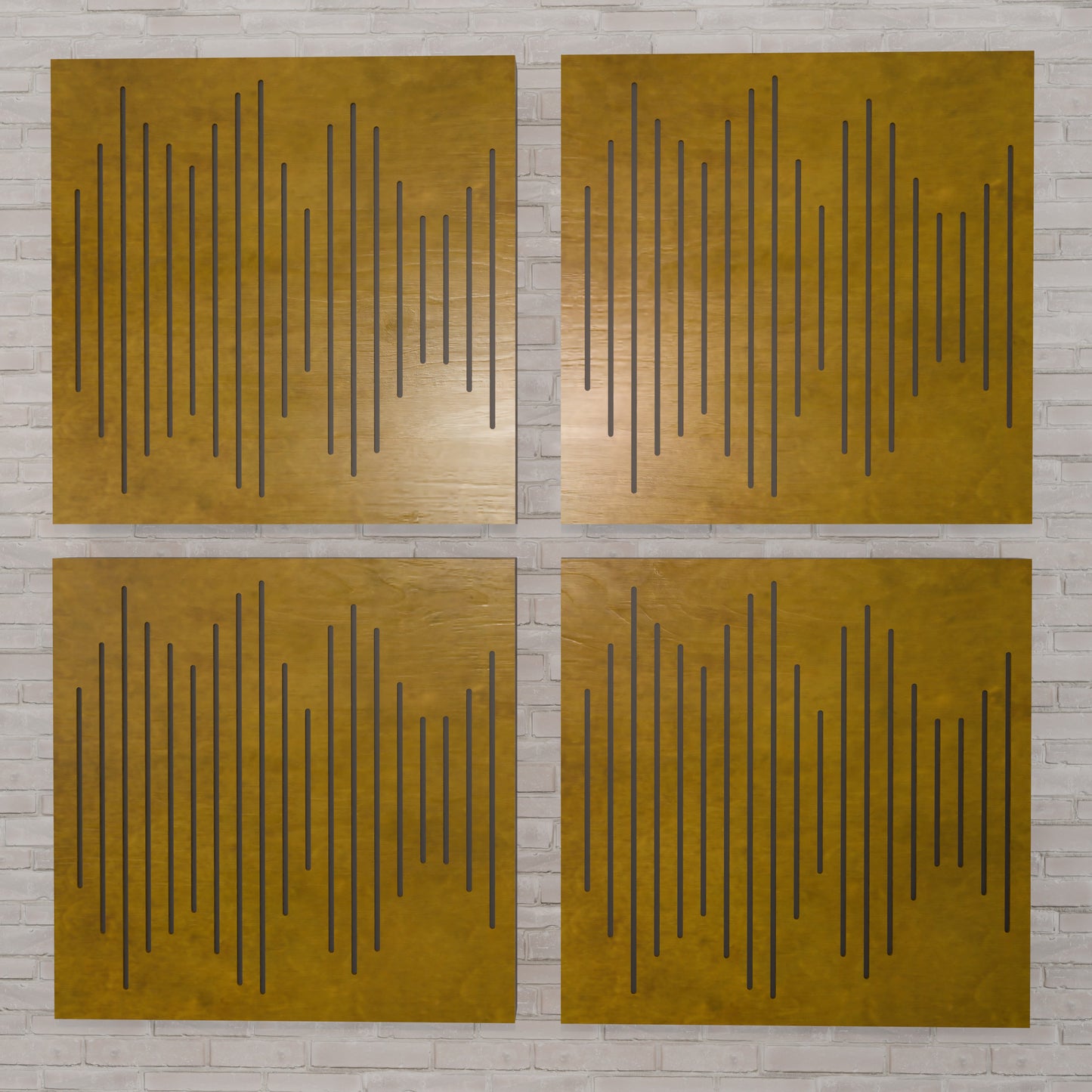 Flow - Acoustic Wall Panels - Set of 4 - Sound diffuser panel