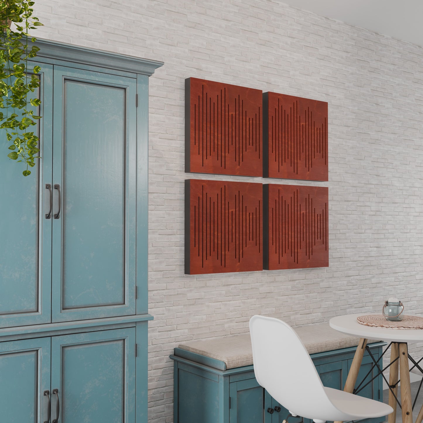 Flow - Acoustic Wall Panels - Set of 4 - Sound diffuser panel