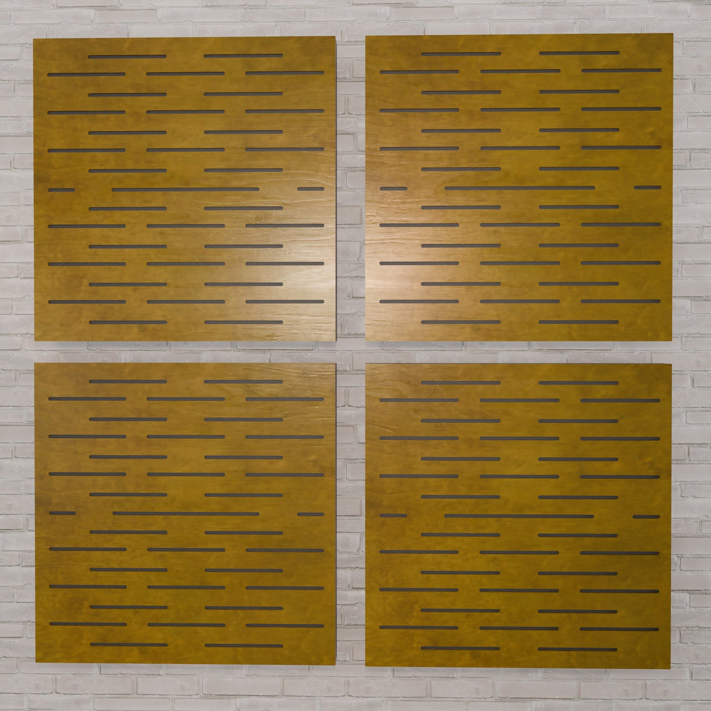 Strata - Acoustic Wall Panels - Set of 4 - Sound diffuser panel