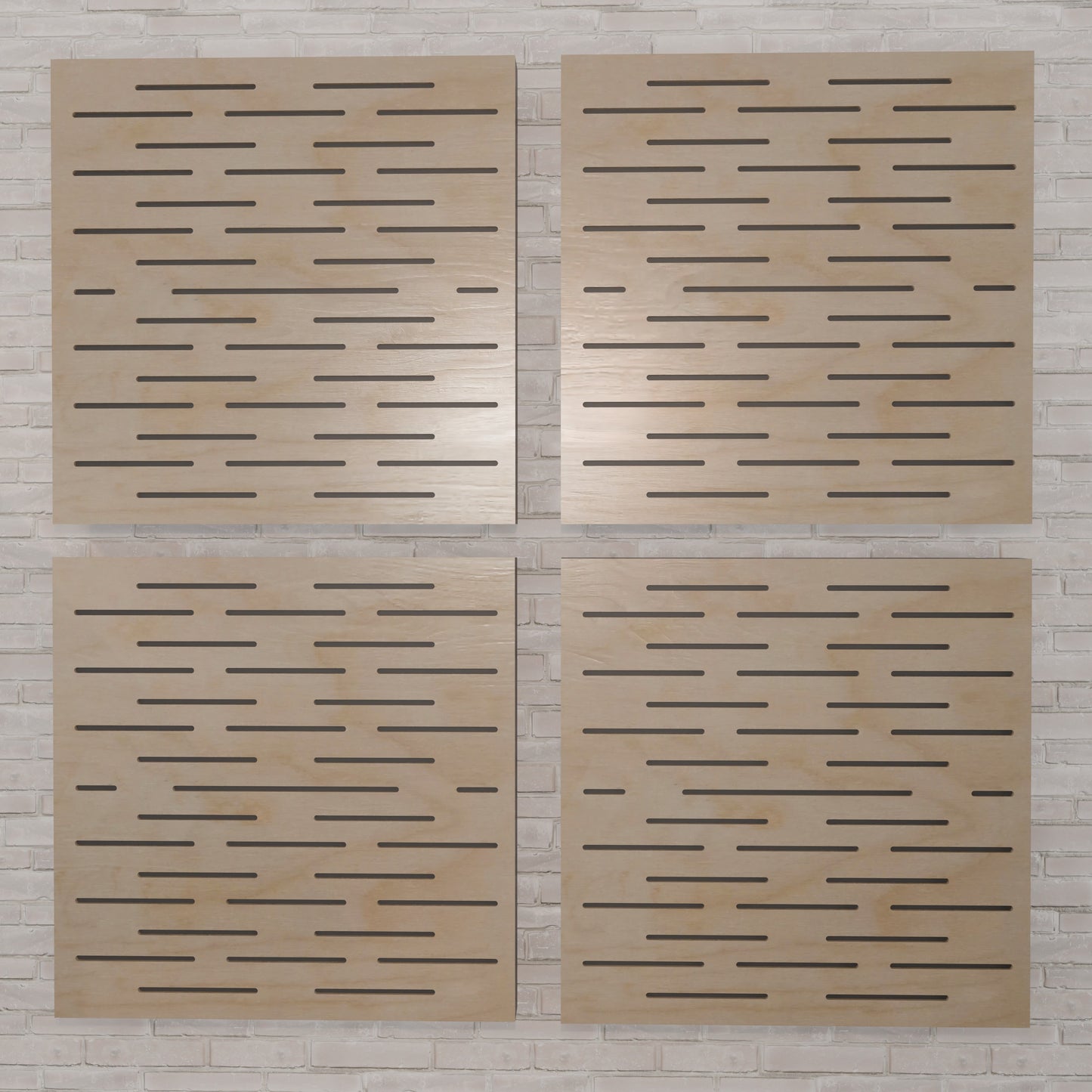 Strata - Acoustic Wall Panels - Set of 4 - Sound diffuser panel