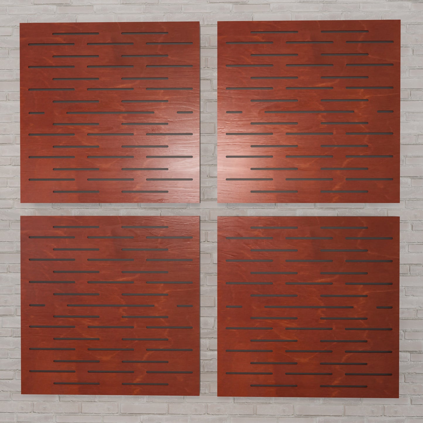 Strata - Acoustic Wall Panels - Set of 4 - Sound diffuser panel