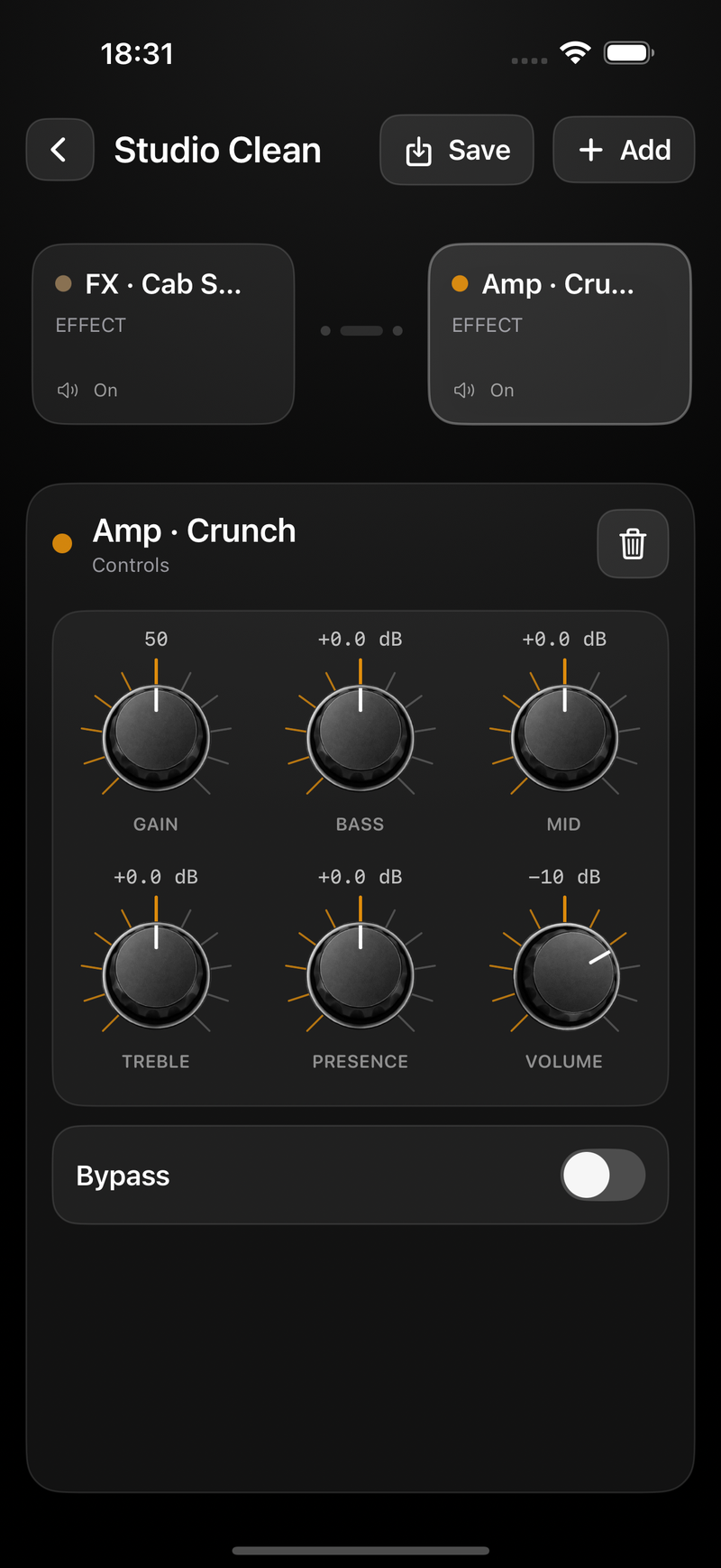 Artisans Pedalboard — Real-Time Guitar Effects on iPhone