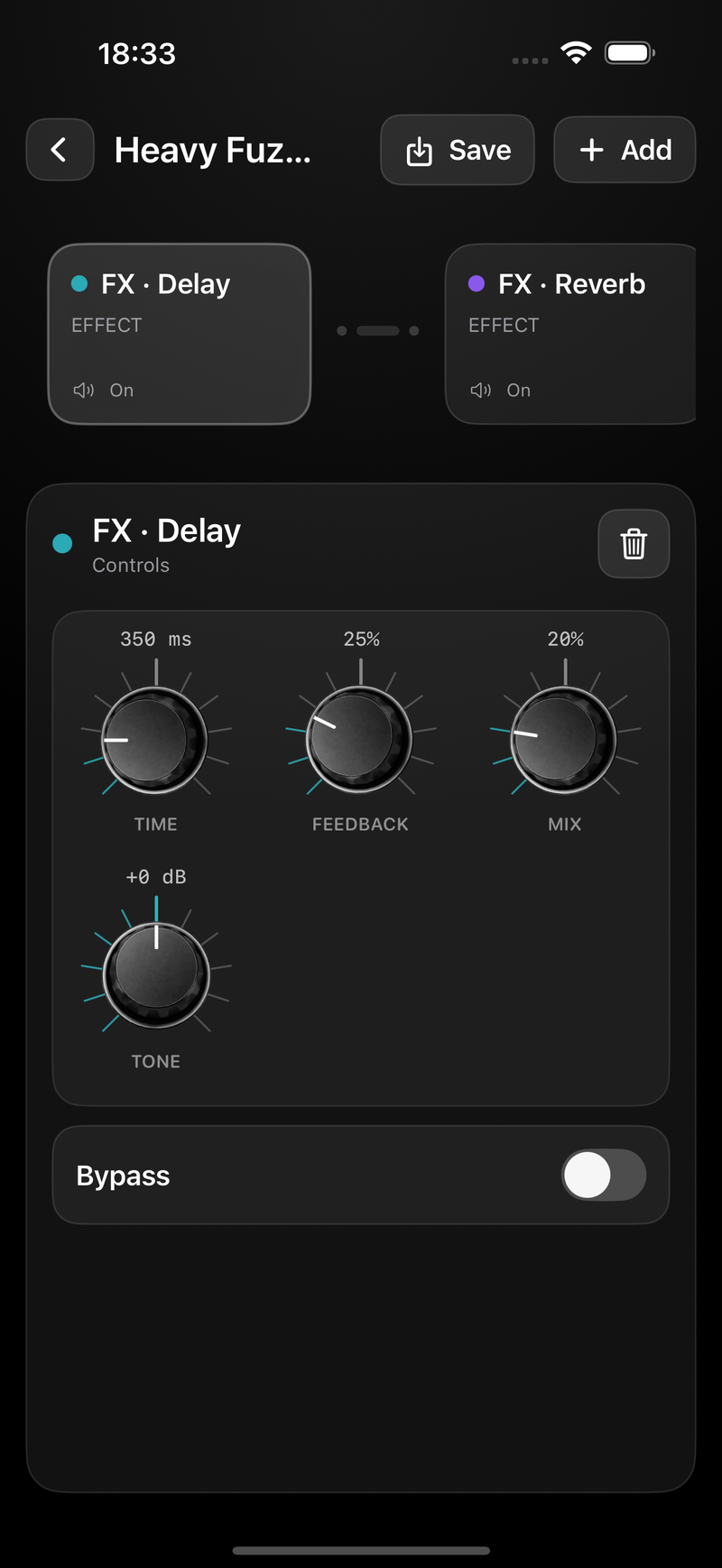 Mobile Guitar Modelling System