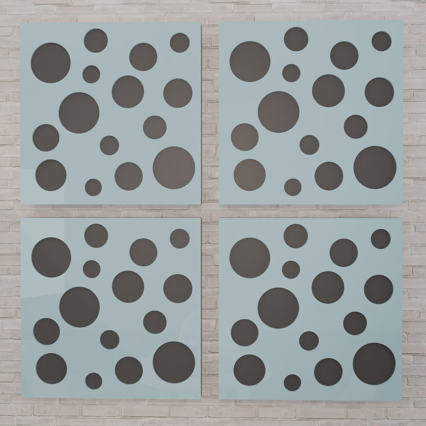 Orba - Acoustic Wall Panels - Set of 4 - Sound diffuser panel