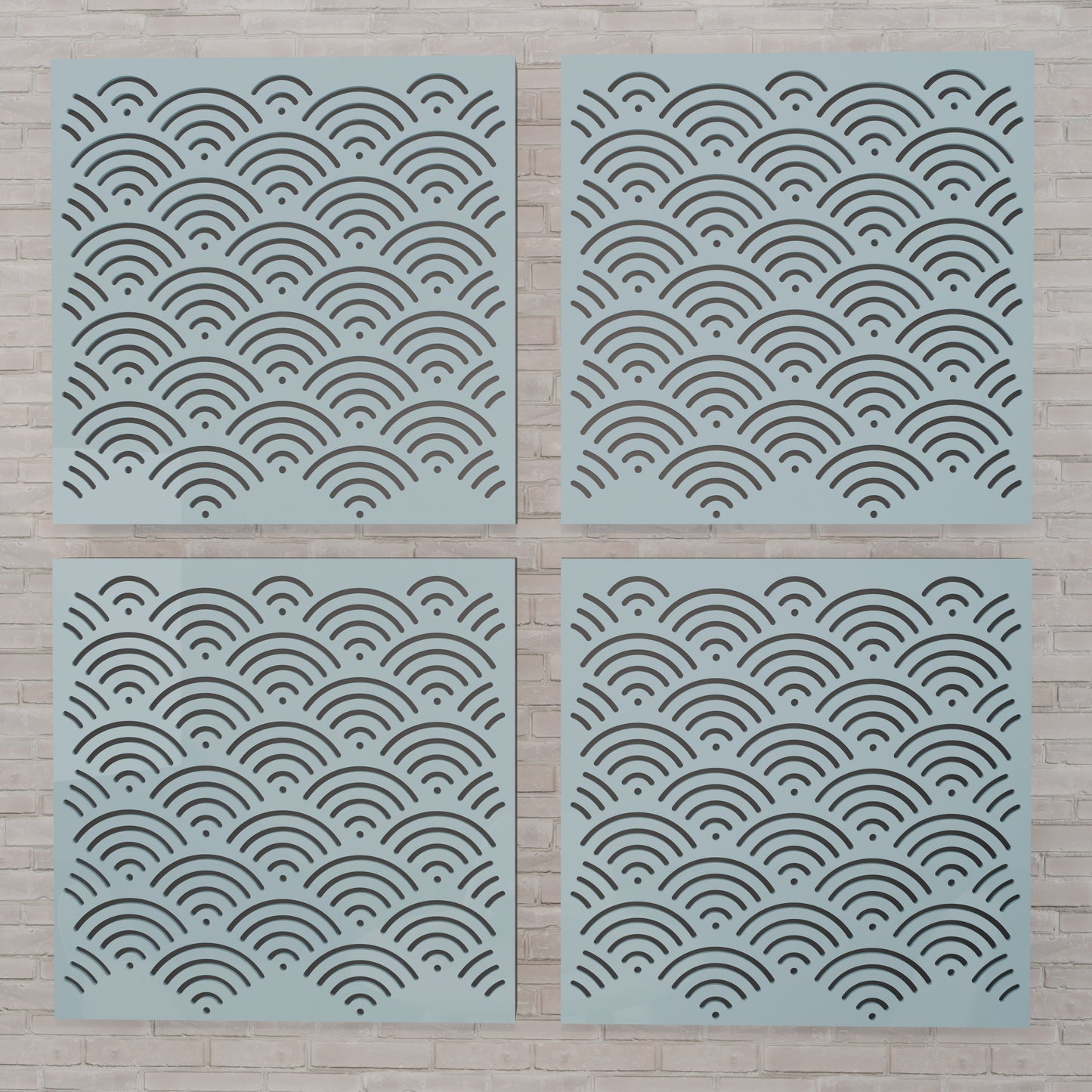 Sana - Acoustic Wall Panels - Set of 4 - Sound diffuser panel