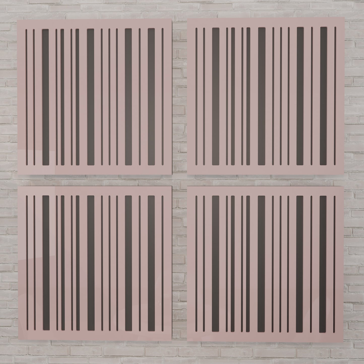 Verto - Acoustic Wall Panels - Set of 4 - Sound diffuser panel