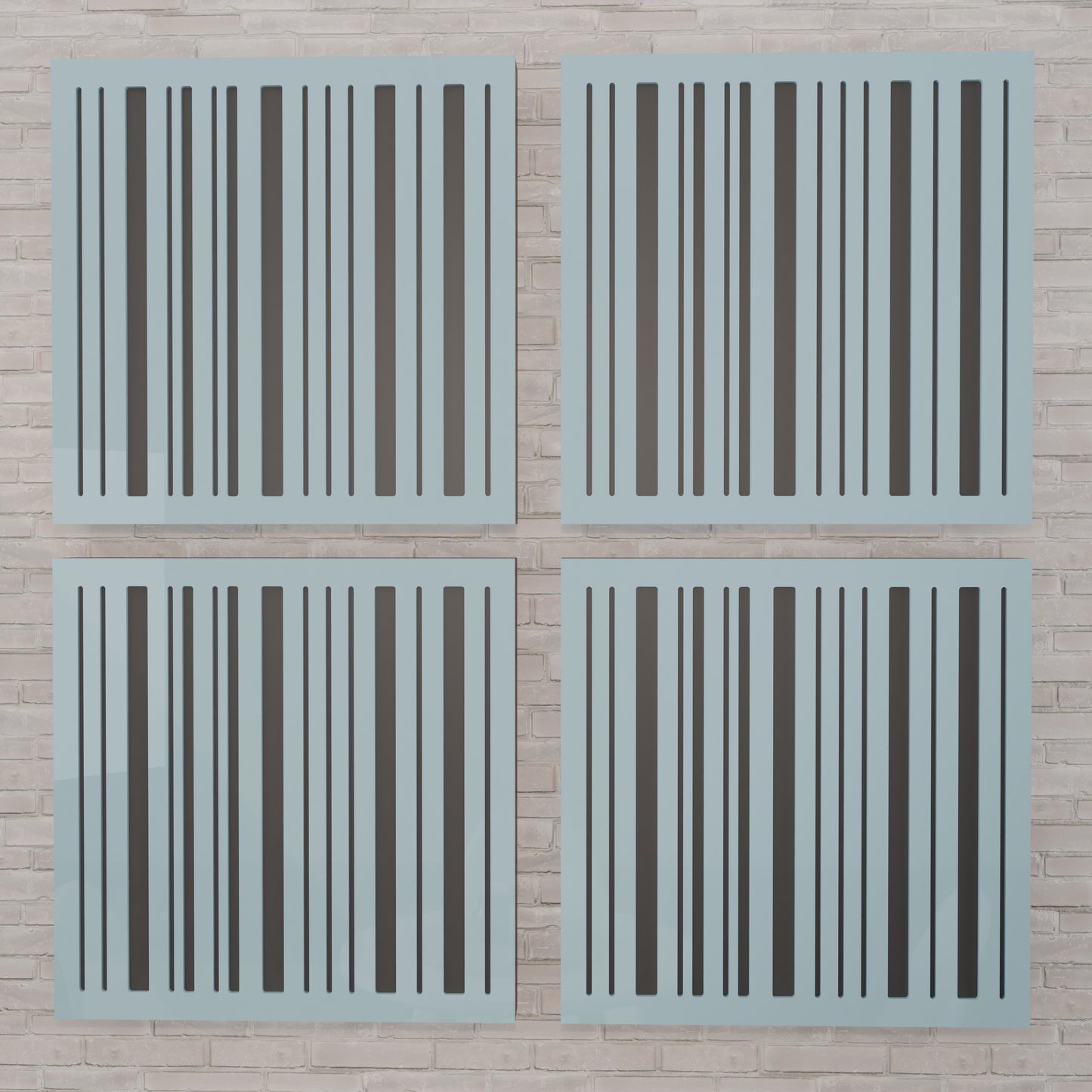 Verto - Acoustic Wall Panels - Set of 4 - Sound diffuser panel
