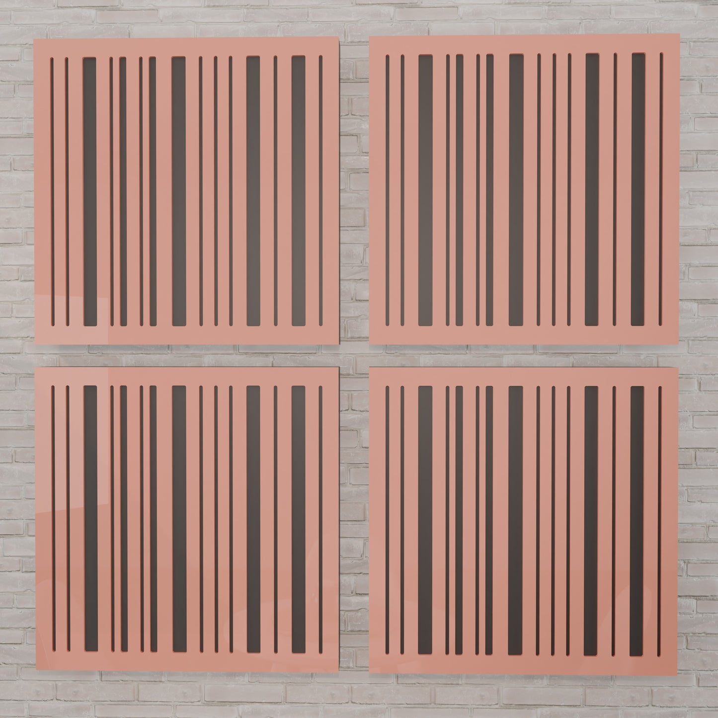 Verto - Acoustic Wall Panels - Set of 4 - Sound diffuser panel