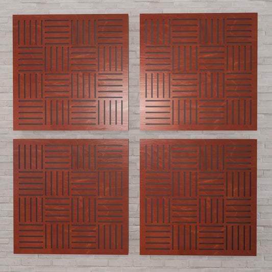 Aragon - Acoustic Wall Panels - Set of 4 - Sound diffuser panel