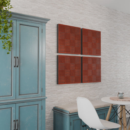 Aragon - Acoustic Wall Panels - Set of 4 - Sound diffuser panel