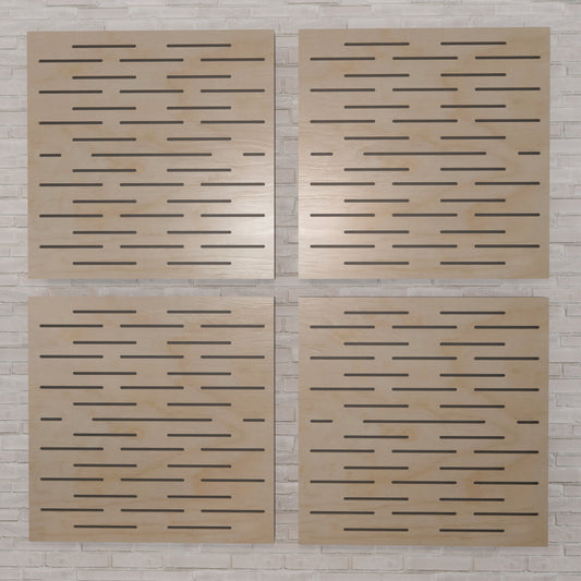 Strata - Acoustic Wall Panels - Set of 4 - Sound diffuser panel