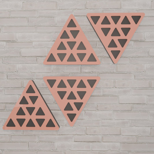 Trio - Acoustic Wall Panels - Set of 4 - Sound diffuser panel